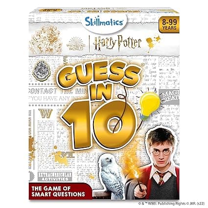 Skillmatics Guess in 10 Harry Potter, Card Game for Boys, Girls, Kids, Families, Teens & Adults, Play with Wizards, Magic, Ron, Hermione, Dumbledore, Snape, Gifts for Ages 8, 9, 10 and Up
